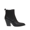 ASH 70MM HEEL CAMPEROS BLACK LEATHER BOOTS