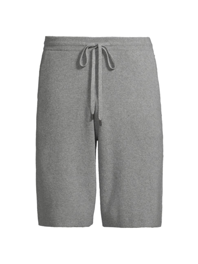 Atm Anthony Thomas Melillo Men's Cotton-blend Drawstring Shorts In Cloud Grey