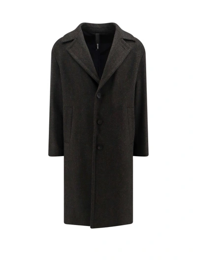 Hevo Virgin Wool Coat In Black