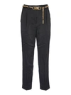 MICHAEL KORS BLACK TROUSERS WITH PENCE