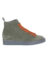 PÀNCHIC GREEN ORANGE ANKLE BOOTS