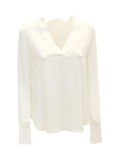 Antonelli V-neck Shirt In White