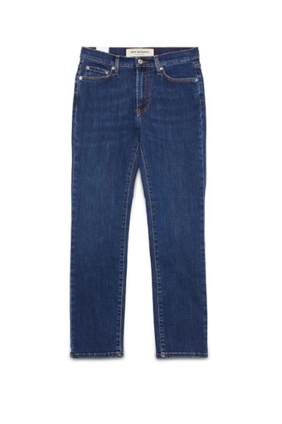Roy Rogers Slim Stretch Trousers In Blue