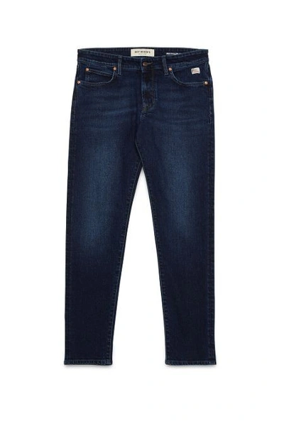 Roy Rogers Recycled Cotton Denim In Blue