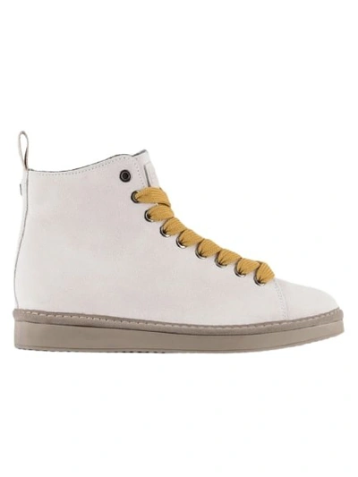 Pànchic Polish Ocher Butter Ankle Boots In White