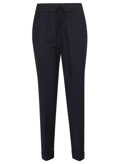 P.a.r.o.s.h Flared Virgin-wool Trousers In Blue