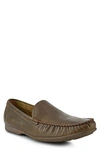 Frye Lewis Venetian Loafer In Olive Avalon