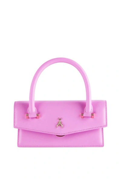 Patrizia Pepe Fly Bamby Leather Bag In Pink