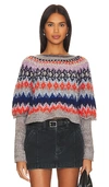 FREE PEOPLE HOME FOR THE HOLIDAYS PULLOVER