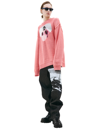 DOUBLET PINK INTARSIA SWEATER