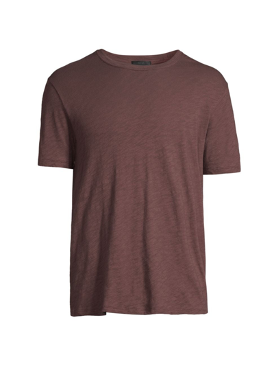 Atm Anthony Thomas Melillo Men's Slub Cotton Crewneck Tee In Chocolate