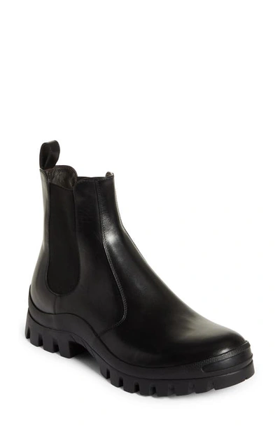 The Row 20mm Greta Leather Ankle Boots In Black