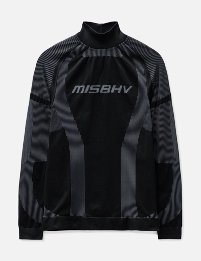 Misbhv Black Jacquard Turtleneck