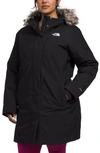 The North Face Arctic Waterproof 600-fill-power Down Parka With Faux Fur Trim In Tnf Black