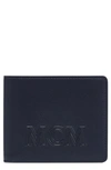 Mcm Small Aren Leather Bifold Wallet In Black