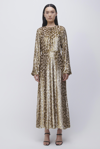 Jonathan Simkhai Odina Dress In Gold
