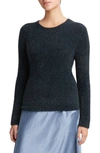 Vince Lurex Eyelash Sweater In Blue