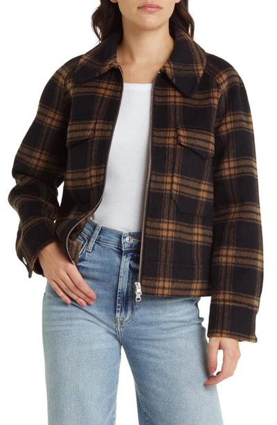 Rails Women's Cheyenne Plaid Wool-blend Jacket In Camel Jet