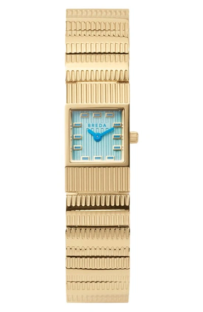 Breda Groove Metal Bracelet Watch In Turquiose, Women's At Urban Outfitters