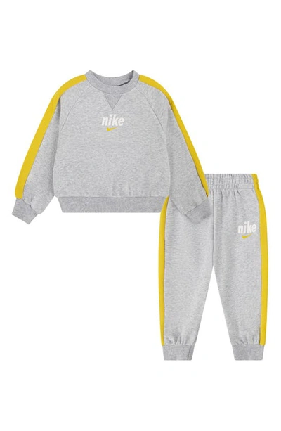 Nike Kids' E1d1 Cozy Crew Set Toddler 2-piece Set In Grey