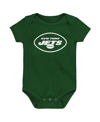 OUTERSTUFF NEWBORN AND INFANT BOYS AND GIRLS GREEN NEW YORK JETS TEAM LOGO BODYSUIT