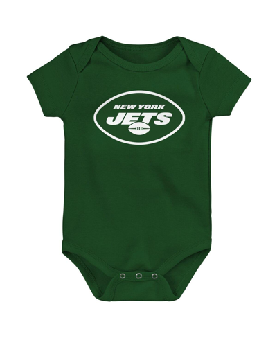 Outerstuff Babies' Newborn And Infant Boys And Girls Green New York Jets Team Logo Bodysuit