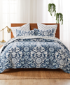 Levtex Laure Reversible 2-pc. Quilt Set, Twin/twin Xl In Indigo