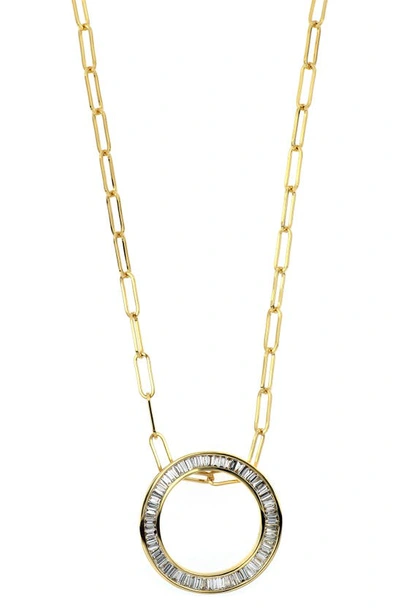 Bony Levy Ofira Large Circle Of Life Pendant Necklace In 18k Yellow Gold