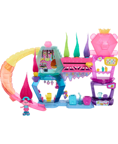 Trolls Kids' Dreamworks Band Together Mount Rageous Playset With Queen Poppy Doll, 25+ Accessories In Multi-color