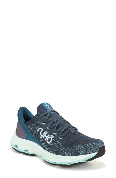 Ryka Women's Devotion X Walking Shoes In Teal Mesh Fabric