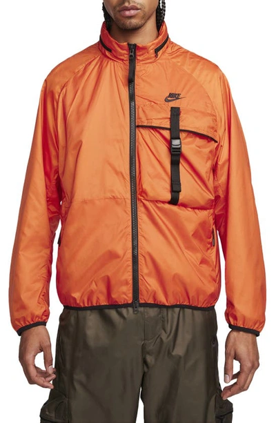 Nike Men's  Sportswear Tech Woven N24 Packable Lined Jacket In Orange