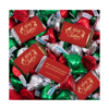 Just Candy 131 Pcs Christmas Candy Chocolate Party Favors Hershey's Miniatures & Red, Green & Silver Kisses (1. In Assorted Pre-pack