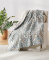 LEVTEX ROME REVERSIBLE QUILTED THROW, 50" X 60"