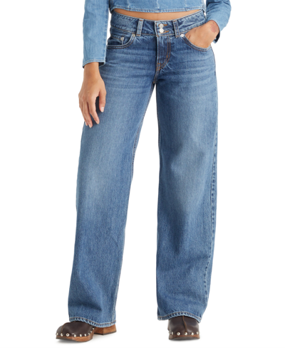 Levi's Women's Super-low Double-button Relaxed-fit Denim Jean In Its A Vibe