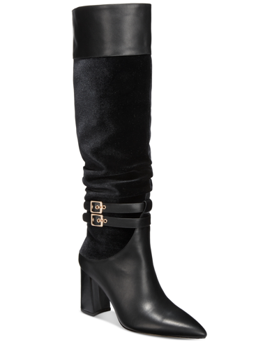 Things Ii Come Women's Myrilla Luxurious Riding Boots In Black