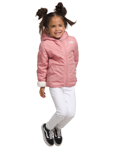 The North Face Kids' Toddler & Little Girls Reversible Shady Glade Hooded Jacket In Shady Rose