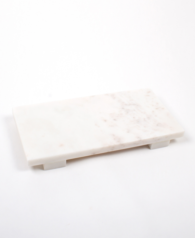 8 Oak Lane Marble Cheeseboard, Size Small In White