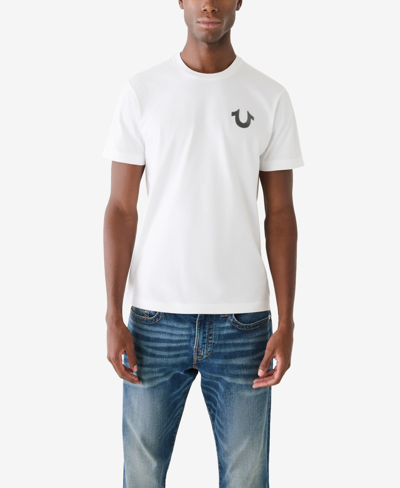 True Religion Men's Short Sleeve Original Srs T-shirt In Optic White