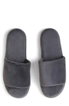 Barefoot Dreams Luxechic Slides In Carbon