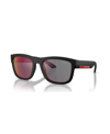 Prada Sunglasses 01zs Sole In Black Rubber