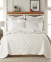 Levtex Washed Linen Relaxed Textured Quilt, Twin/twin Xl In Cream