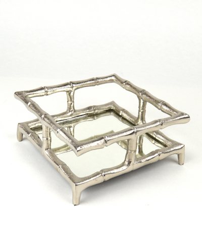 8 Oak Lane Metal Napkin Tray In Silver