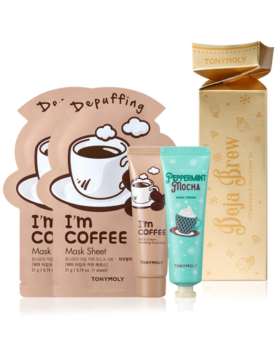 Tonymoly 4-pc. Deja Brew I'm Coffee Mask & Hand Cream Set In No Color