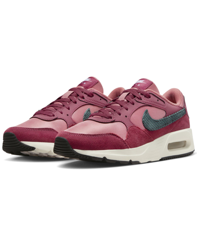 Nike Women's Air Max Sc Casual Sneakers From Finish Line In Red Stardust,cedar,black