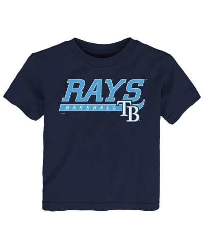 Outerstuff Babies' Toddler Boys And Girls Navy Tampa Bay Rays Take The Lead T-shirt