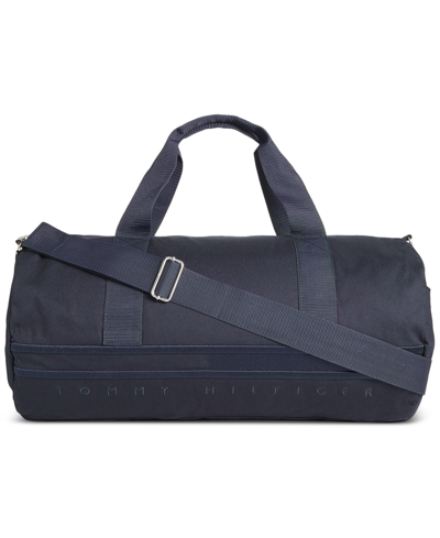Tommy Hilfiger Men's Gino Monochrome Duffle Bag In Sky Captain
