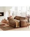 MACY'S NEVIO LEATHER POWER HEADREST SECTIONAL COLLECTION CREATED FOR MACYS