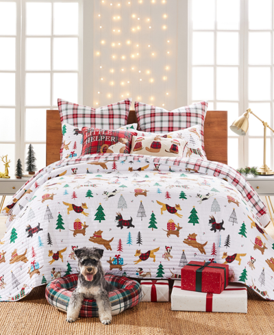 Levtex Jingle Paws Reversible 3-pc. Quilt Set, Full/queen In Multi