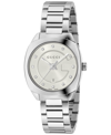GUCCI GG2570 DIAMOND ACCENT STAINLESS STEEL BRACELET WATCH 29MM