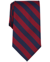 BROOKS BROTHERS B BY BROOKS BROTHERS MEN'S CLASSIC DOUBLE-STRIPE TIE